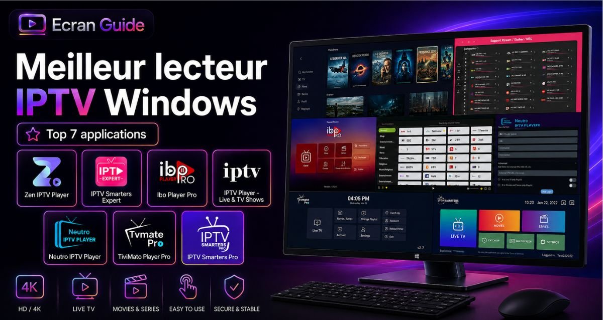 Meilleur lecteur IPTV Windows